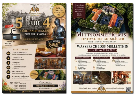 Bild: Sommerstart auf Usedom: Genuss-Highlights im Schloss