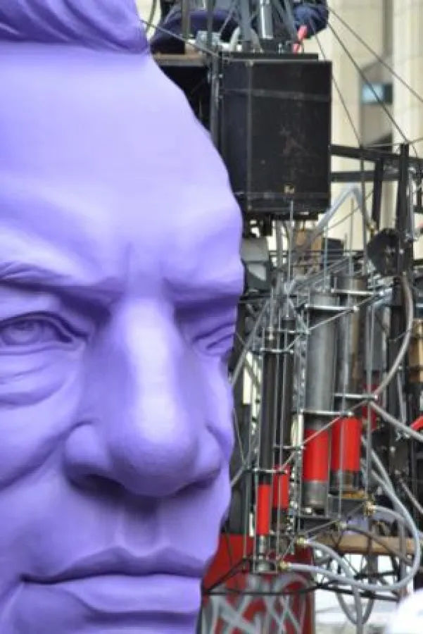 Bach-Löwe zum Stadtfestspiel Lipsias Löwen