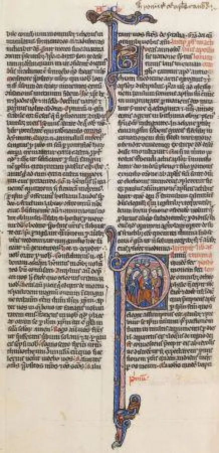 Biblia latina vulgata. Lateinische Handschrift auf Pergament, Paris, ca. 1250-1270.  EUR 65.000.