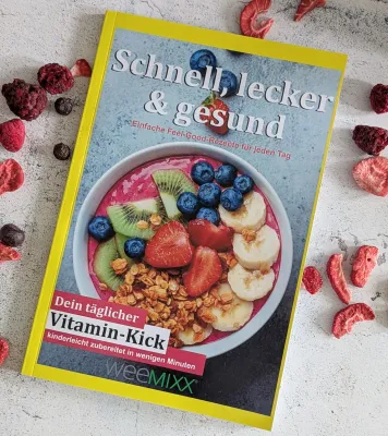 weemixx veröffentlicht erstes Kochbuch: Über 70 einfache Rezepte für gesunde Ernährung im Alltag Bild: weemixx veröffentlicht erstes Kochbuch: Über 70 einfache Rezepte für gesunde Ernährung im Alltag
