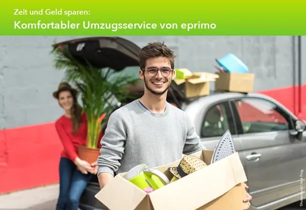 Umziehen leicht gemacht: eprimo bietet Umzugshotline Bild: Umziehen leicht gemacht: eprimo bietet Umzugshotline