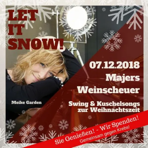 Let it snow! Dinnerkonzert mit Meike Garden Bild: Let it snow! Dinnerkonzert mit Meike Garden