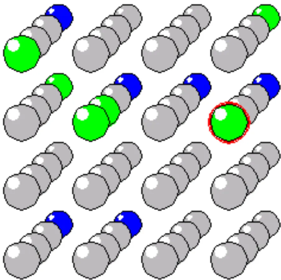 In einigen Spielen, wie hier in TicTacToe3D, treten die grauen Zellen gegen das eigene Handy an.