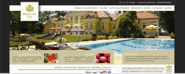 Bild: Neue Saison, neue Webseite: Das Schlosshotel Hertelendy freut sich über einen gelungenen Relaunch der Webseite