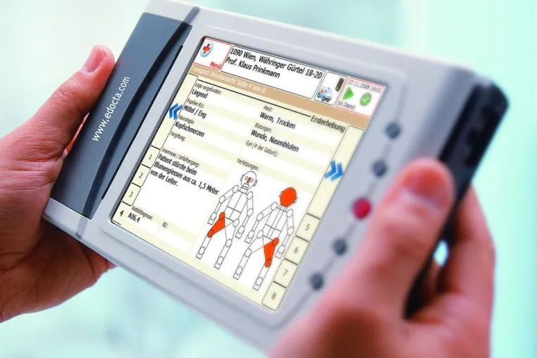 Rettungswesen 2.0 - Innovatives Datenfunkterminal EDOCTA spart lebensrettende Minuten Bild: Rettungswesen 2.0 - Innovatives Datenfunkterminal EDOCTA spart lebensrettende Minuten
