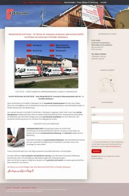 Bild: ELKO GmbH, Eichstätt, Bayern - Innenputz Aussenputz & Wärmeschutz von Rohbau bis Sanierung - startet Weblaunch