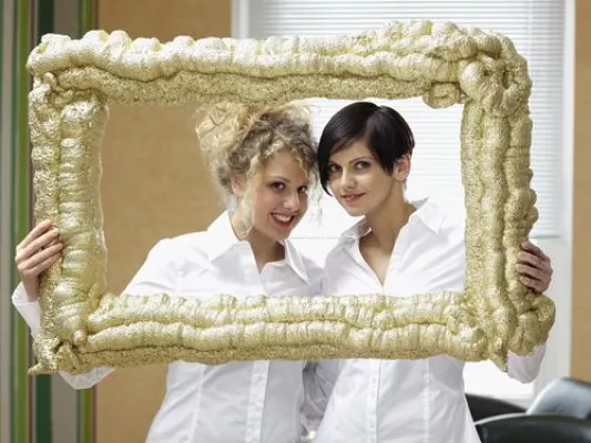 Bild: Fotoidee: Selbstgemachter Bilderrahmen