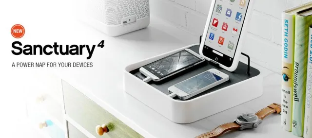 Power hoch 4: Das Sanctuary4 von Bluelounge Bild: Power hoch 4: Das Sanctuary4 von Bluelounge