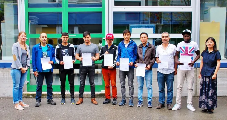 Qualifizierungsprogramm „Chance Stuckateurberuf“ erfolgreich abgeschlossen Bild: Qualifizierungsprogramm „Chance Stuckateurberuf“ erfolgreich abgeschlossen