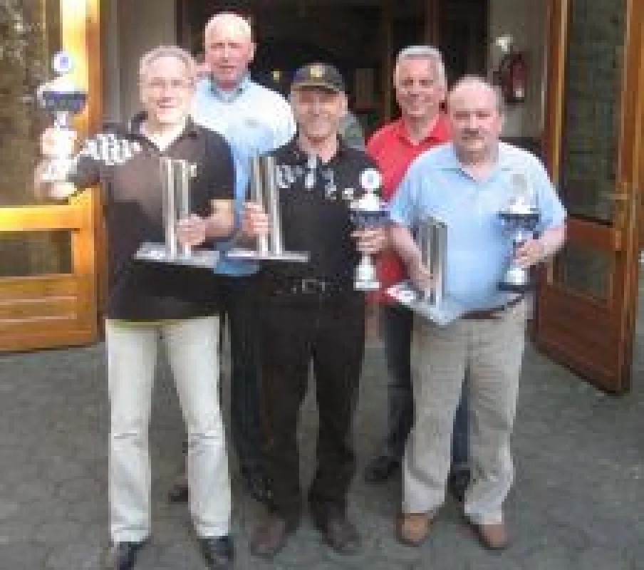 (v.l.) Kunibert Willms, Andreas Pohl, Horst Brackmann, Ulrich Canisius und Wolfgang Beyer.