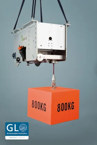 UPDRAFT U800•20 High-Speed-Winde erhält GL Zertifizierung Bild: UPDRAFT U800•20 High-Speed-Winde erhält GL Zertifizierung