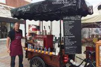 Bild: Das Coffee-Bike startet in Worcester