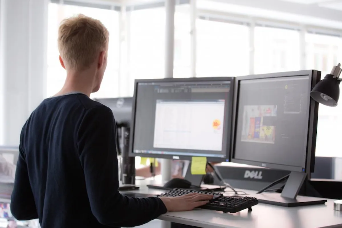 Dell-Technik im Büro von Visual Art in Stockholm, Schweden (Bild: Dell)
