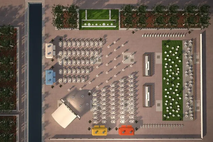 ACHEMA Abendevent 2018 in der Messe Frankfurt mit PINK Event Service Bild: ACHEMA Abendevent 2018 in der Messe Frankfurt mit PINK Event Service