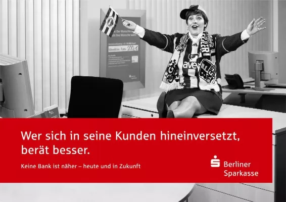 Bild: Berliner Sparkasse sucht den Werbestar - Publicis Berlin castet 120 Sparkassenmitarbeiter für neue Kampagne