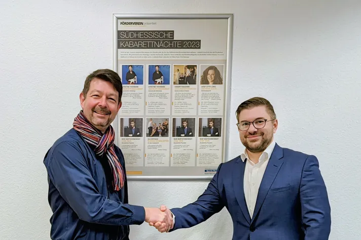 Bild: Südhessische Kabarettnächte erhalten Unterstützung von Sparda-Bank Hessen
