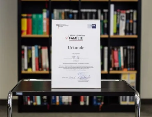 Bild: Die MT AG ist Mitglied im Unternehmensnetzwerk „Erfolgsfaktor Familie“