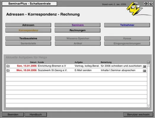 Bild: Seminarverwaltung - Alles im Blick mit SeminarPlus