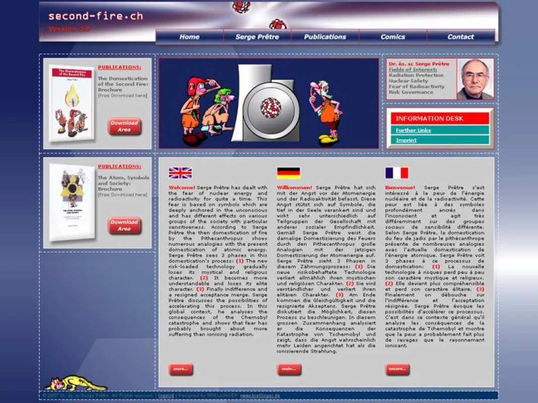 Second-Fire-Webseite (Version 2.0)