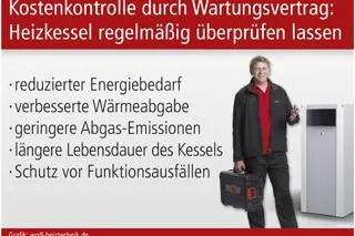 Kostenkontrolle durch Wartungsvertrag Bild: Kostenkontrolle durch Wartungsvertrag