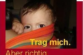 Bild: Babys möchten getragen werden
