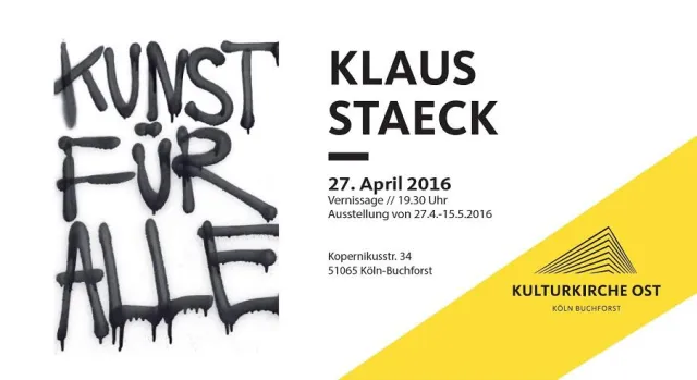 Bild: KUNST FÜR ALLE - Kunstausstellung Klaus Staeck