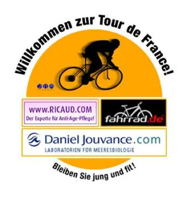 Bild: Fahrrad.de, Daniel Jouvance und Dr. Pierre Ricaud treten gemeinsam in die Pedale