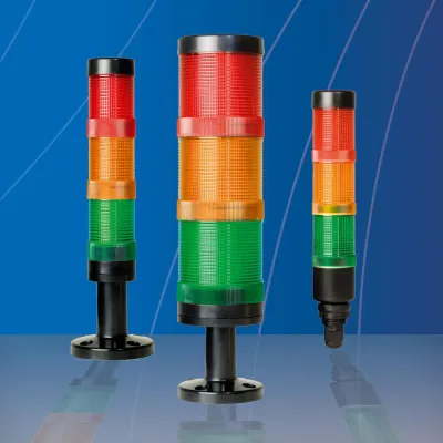 Bild: Modulare LED-Signalsäulen mit 24V DC bis 230V AC Betriebsspannung