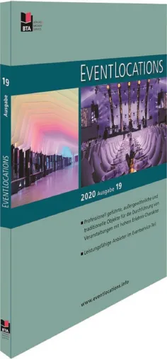 Bild: Jetzt kostenfrei in Hochglanz oder online: das Handbuch EVENTLOCATIONS 2020