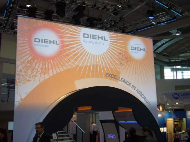 Bild: Schein & Sein betraute PASS mit der technischen Inszenierung von Diehl Aerospace