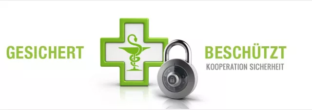 Bild: Gesichert und beschützt das Premium- Schutzpaket für Apotheken