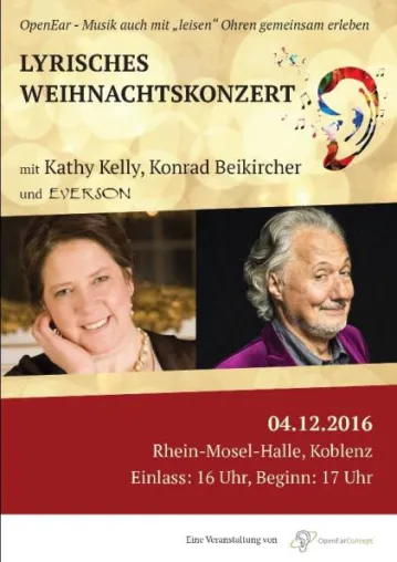 Bild: Neuartiges OpenEar Konzert für Hörgeschädigte - mit Kathy Kelly und Konrad Beikircher