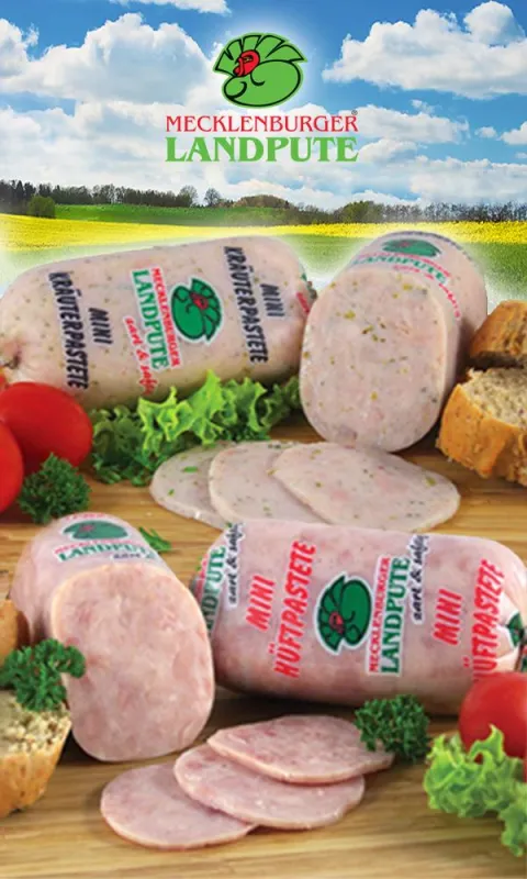 Mini-Pasteten von der Landpute aus feinstem Putenfleisch