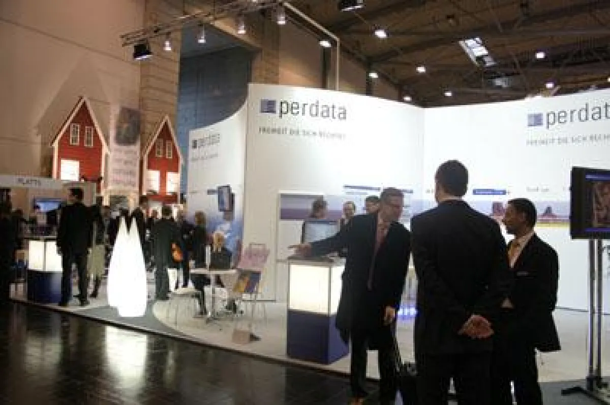 Standansicht perdata auf der E-world 2007