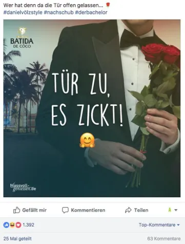 Bild: ‚Der Bachelor’: Finale lockt Fans zur Interaktion