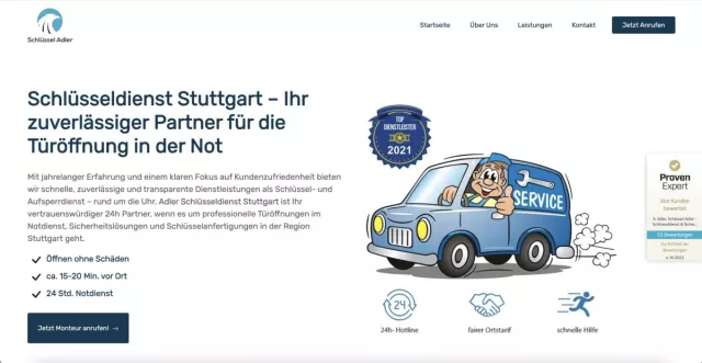 Bild: Adler Schlüsseldienst Stuttgart: Ihr verlässlicher Partner für Türöffnungen und Sicherheitstechnik