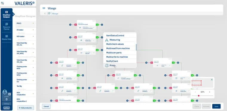 Intuitiv, webbasiert, frei konfigurierbar: WSW Software bringt mit VALERIS ein Low-Code-MES auf den Markt Bild: Intuitiv, webbasiert, frei konfigurierbar: WSW Software bringt mit VALERIS ein Low-Code-MES auf den Markt