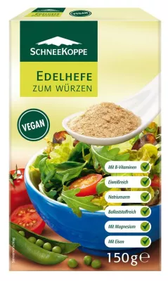 Bild: Produkt aus der Natur zum gesund Würzen und Kochen: viele Nährstoffe mit SCHNEEKOPPE Edelhefe zu sich nehmen