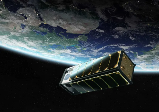 Bild: ESA-CubeSat demonstriert weltweit erstes 75-GHz-Signal aus dem Weltraum und beendet Mission mit sicherem Deorbit