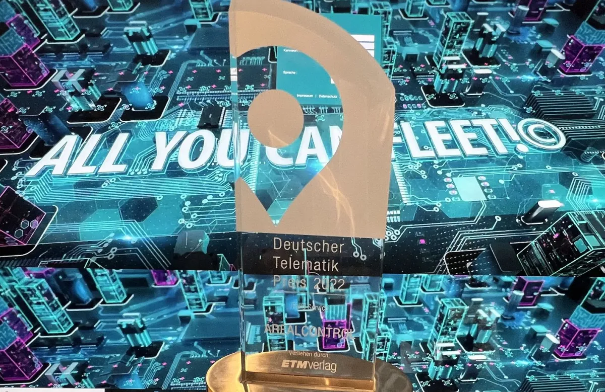 AREALCONTROL All You Can Fleet - Deutscher Telematik Preis 2022 - Field Service (© AREALCONTROL GmbH)