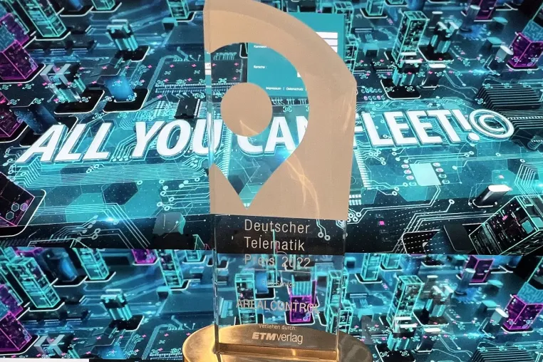 AREALCONTROL gewinnt Deutschen Telematik Preis 2022 Bild: AREALCONTROL gewinnt Deutschen Telematik Preis 2022