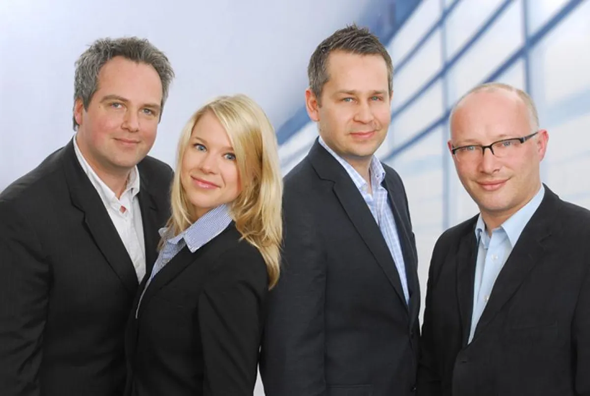 v.l. Nico Beckmann, Sonja Theurer, Stefan Beckmann, Marcel Kruse
