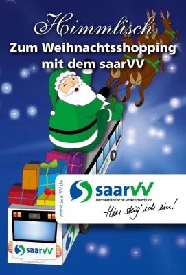 Bild: Himmlisch: Die neue saarVV Weihnachts-Kampagne