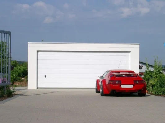 Estelit-Fertiggaragen - Premium-Segment beflügelt die Garagenproduktion - trotz Flaute im Wohnungsbau Bild: Estelit-Fertiggaragen - Premium-Segment beflügelt die Garagenproduktion - trotz Flaute im Wohnungsbau