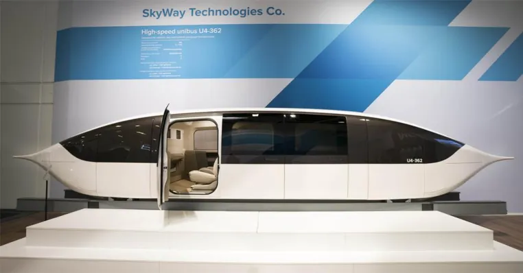 Bild: Auf der InnoTrans 2018 wird eine neue Transportart gezeigt, die bis zu 500 km/h beschleunigt werden kann