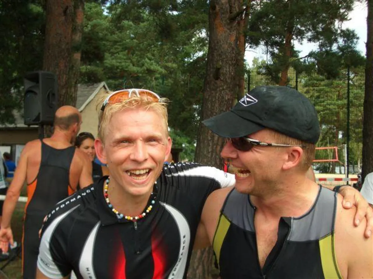 Stefan Buchner (li) von der UBGM mit Kundem Thomas Behrendt