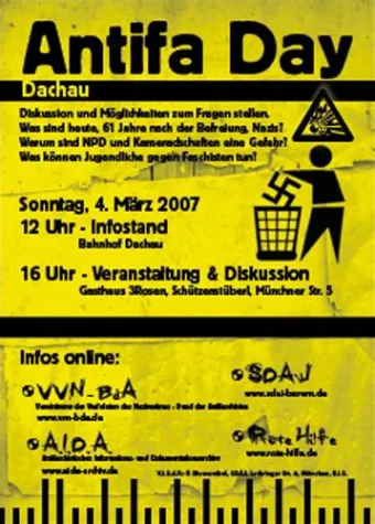 Jugendliche rufen zum Antifa-Day Dachau auf Bild: Jugendliche rufen zum Antifa-Day Dachau auf