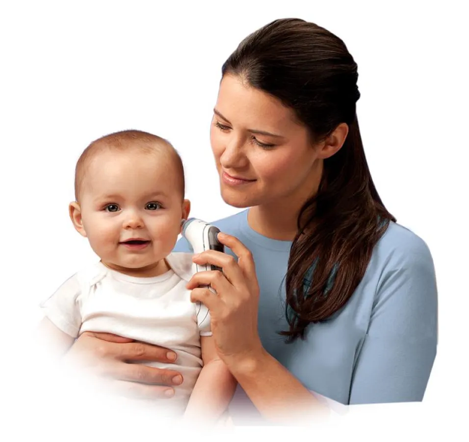 Ein sicheres Gefühl für die ganze Familie dank Brauns Thermoscan7 mit Age Precision. Copyright:Braun