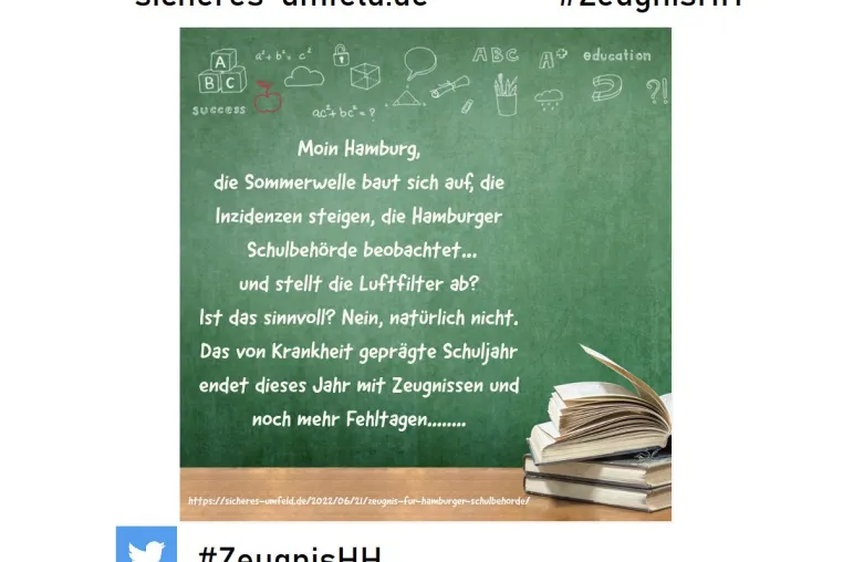 Bild: Hamburger Eltern erstellen Zeugnis für Hamburger Schulbehörde