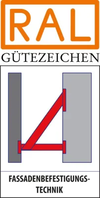 Bild: Sicher auch in stürmischen Zeiten - Fassadenbefestigungen mit dem RAL Gütezeichen dauerhaft stabil